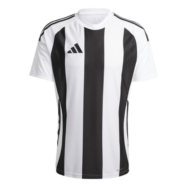 adidas striped 24 trikot iw2143 white black gr l