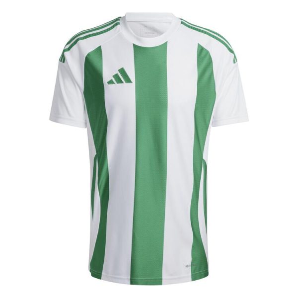 adidas striped 24 trikot iw2148 white teagrn gr m