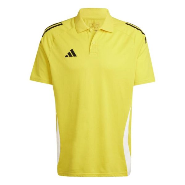 adidas tiro 24 competition polo herren iv9144 tmyell white gr l