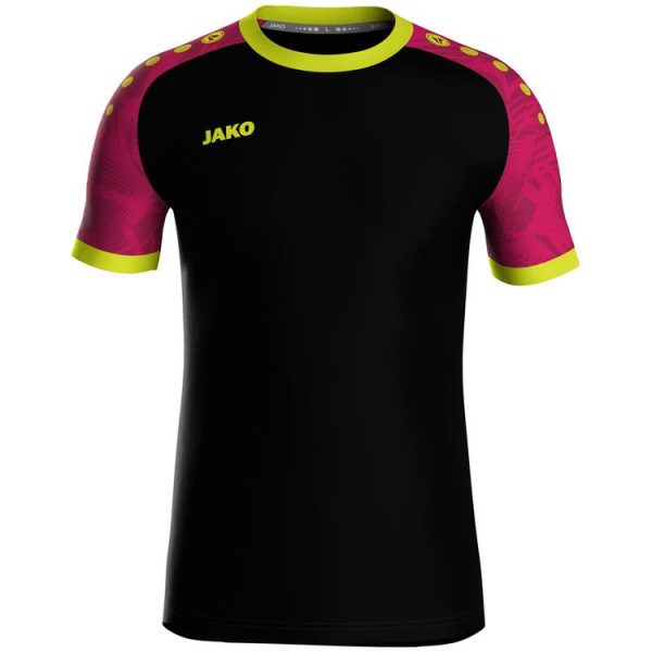 jako trikot iconic ka 4224 schwarz pink neongelb gr 116