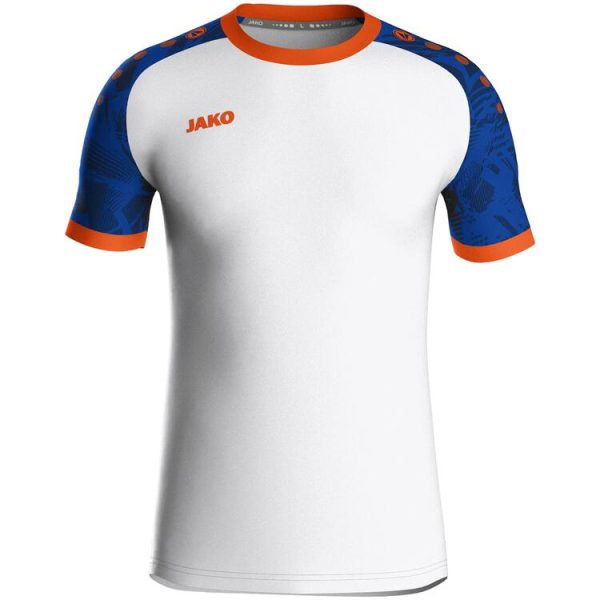 jako trikot iconic ka 4224 weiss sportroyal neonorange gr 116