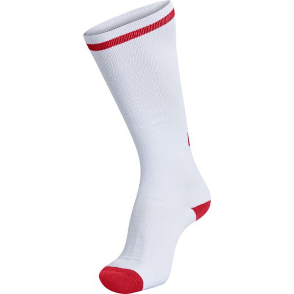 hummel elite indoor socken high white true red 204044 9402 gr 46 48