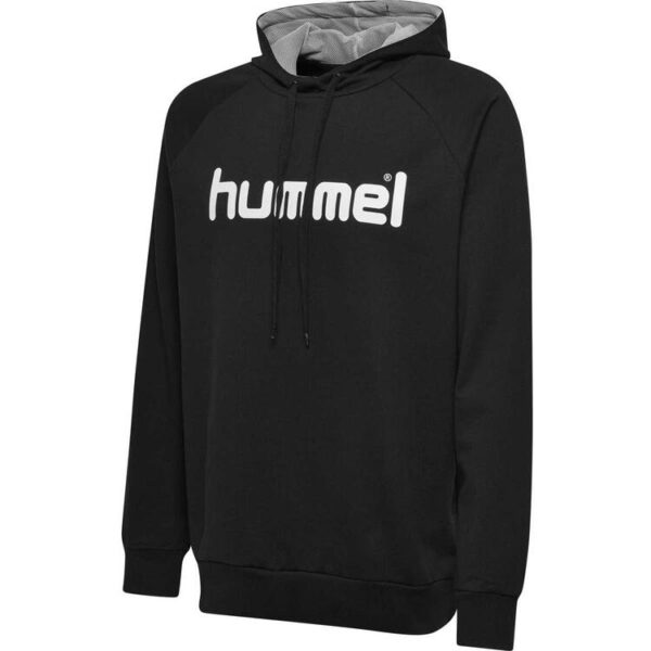 hummel hmlgo cotton logo hoodie black 203511 2001 gr m