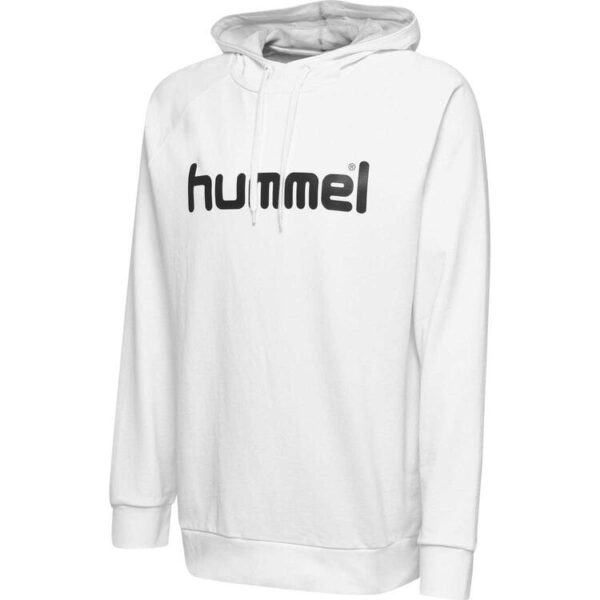 hummel hmlgo cotton logo hoodie white 203511 9001 gr