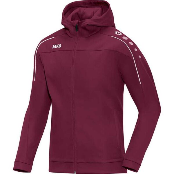 jako kapuzenjacke classico maroon 6850 14 gr 36