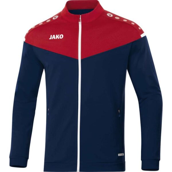 jako polyesterjacke champ 20 9320 91 marine chili rot gr