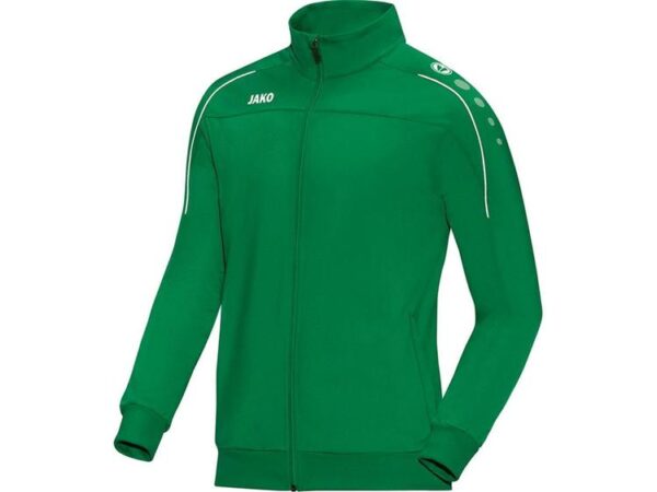 jako polyesterjacke classico 9350 06 sportgruen gr 128