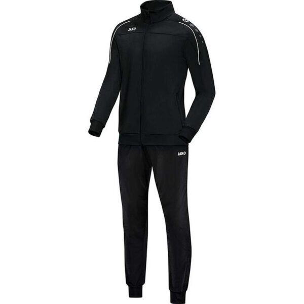 jako trainingsanzug polyester classico schwarz m9150 08 gr