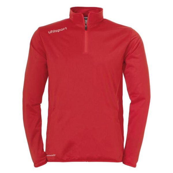 uhlsport essential 1 4 zip top 100517103 rot weiss gr 152